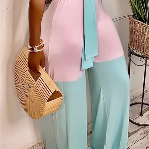 Color Block Jumpsuit - Picture 2 of 3